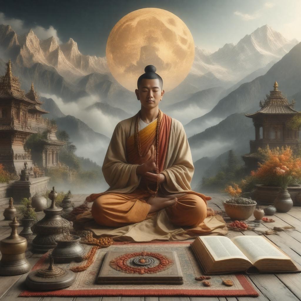 Click to view larger image AI-created image of Ngöndro