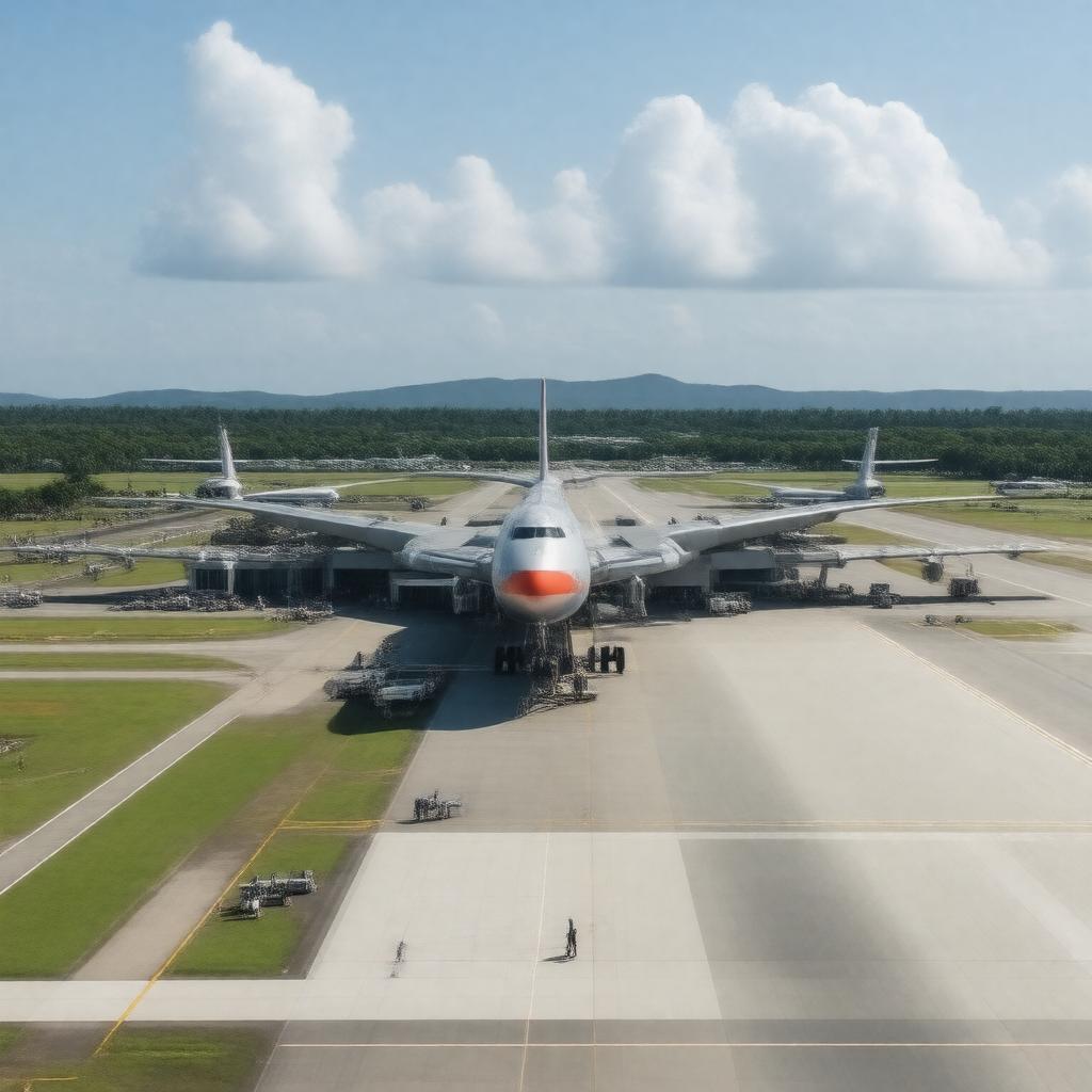 AI-created image of Ngurah Rai International Airport