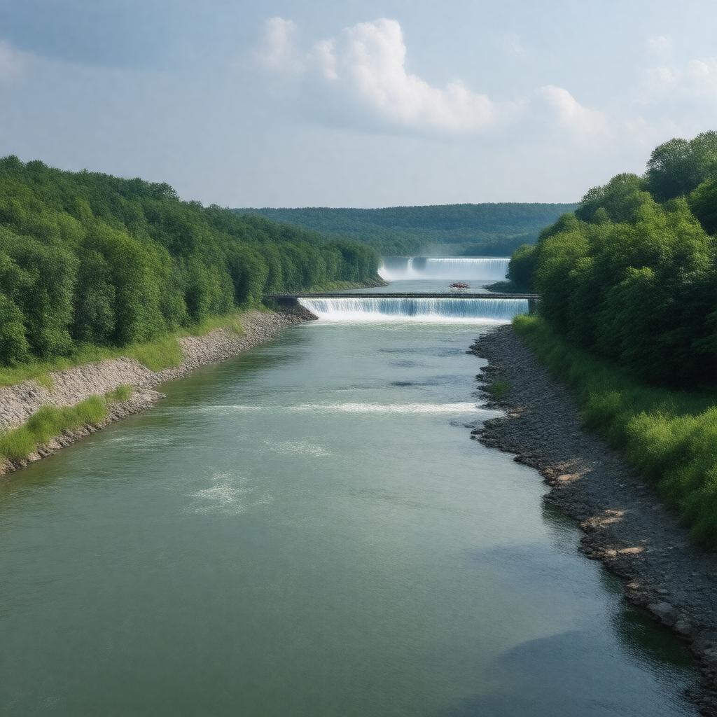 AI-created image of Niagara River