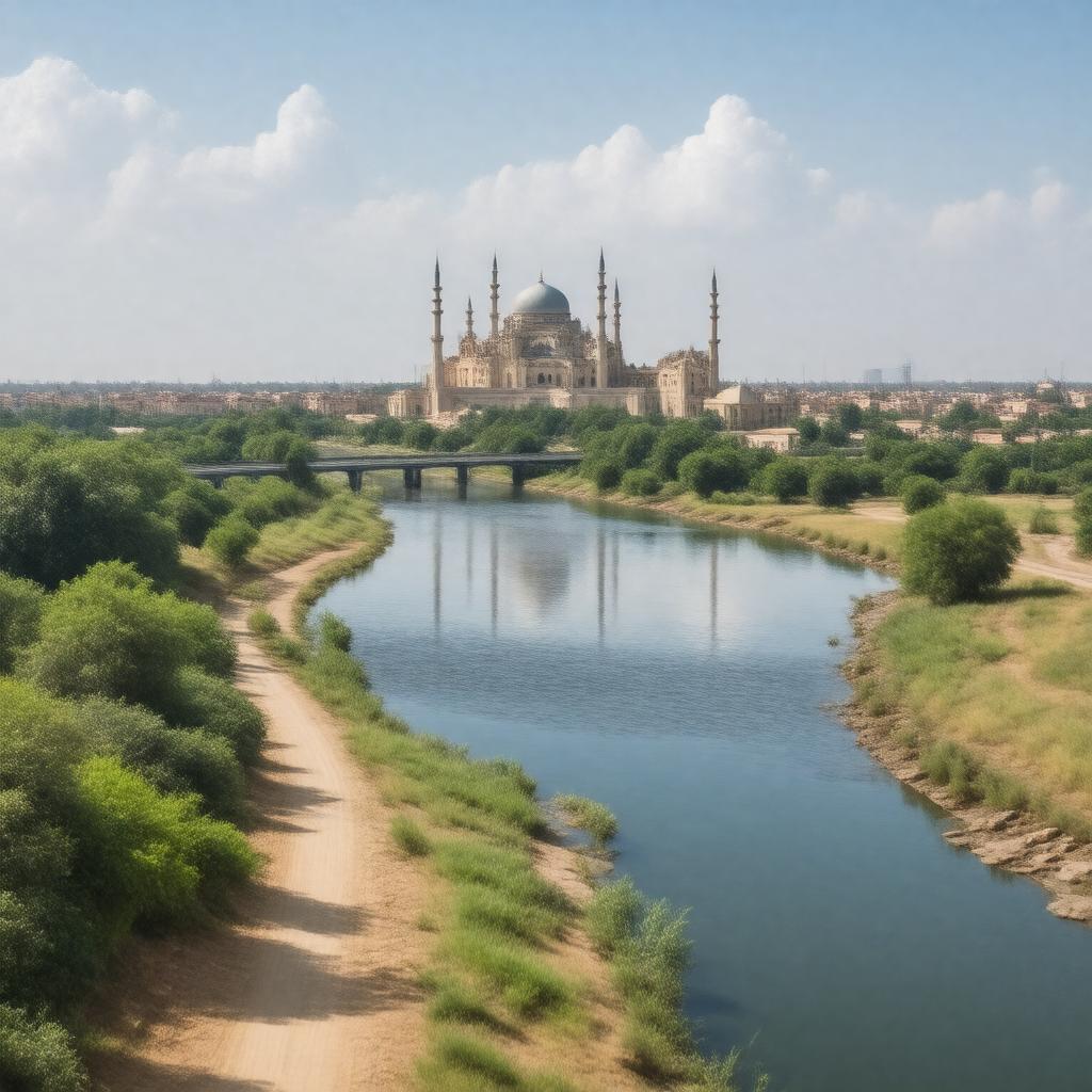 AI-created image of Niamey, Niger