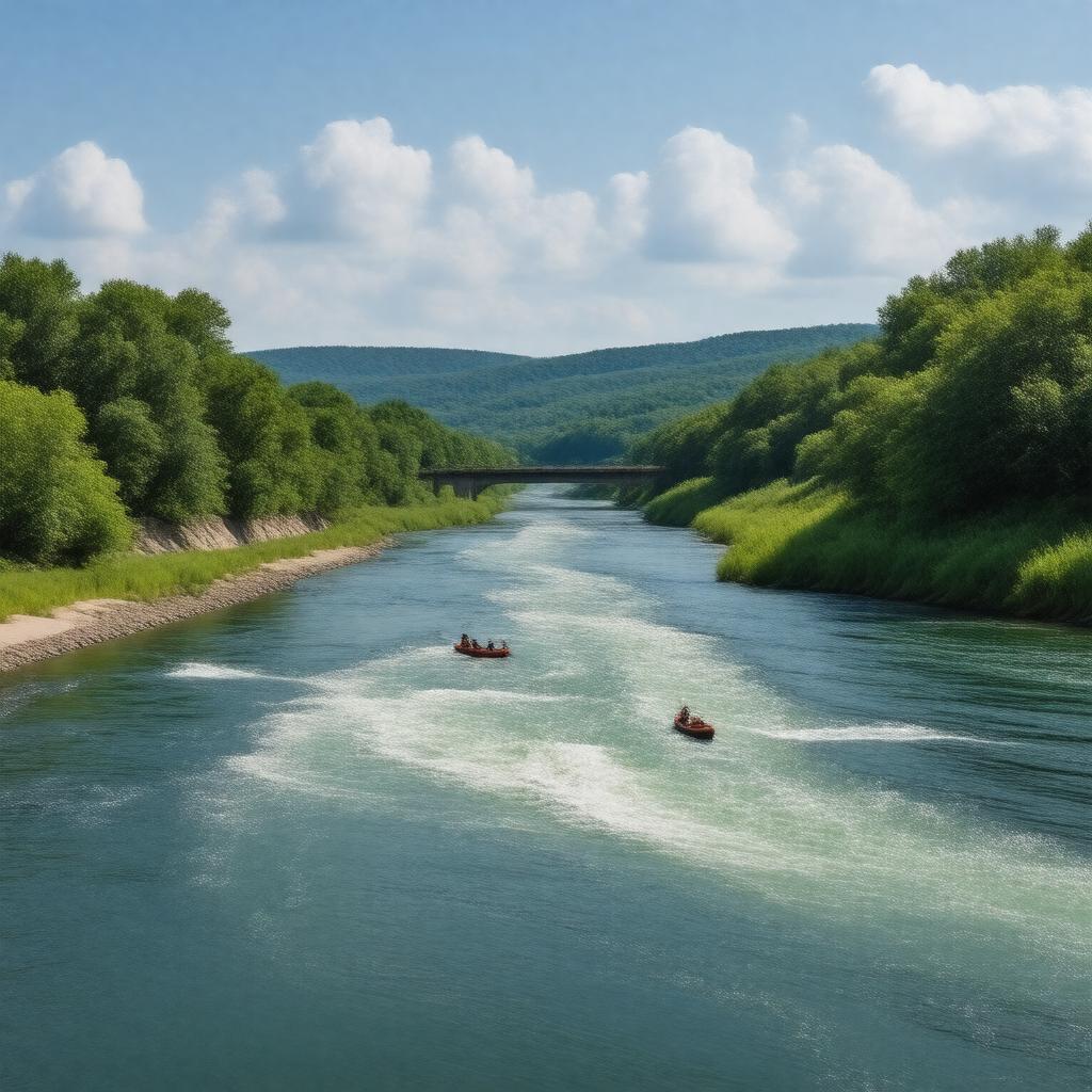 AI-created image of Niangua River