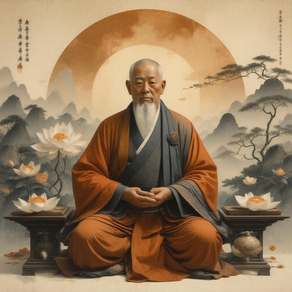 AI-created image of Nichiren Daishōnin