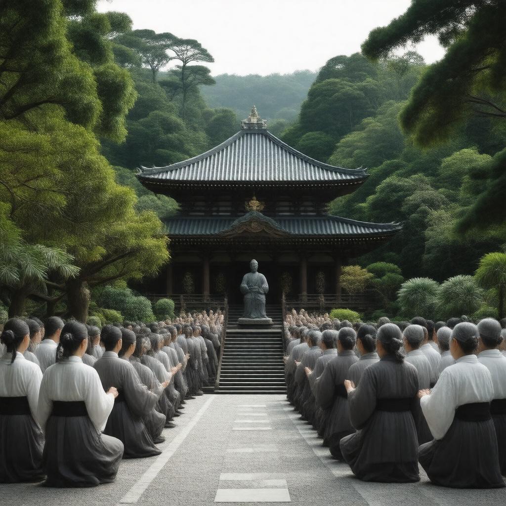 AI-created image of Nichiren Shu