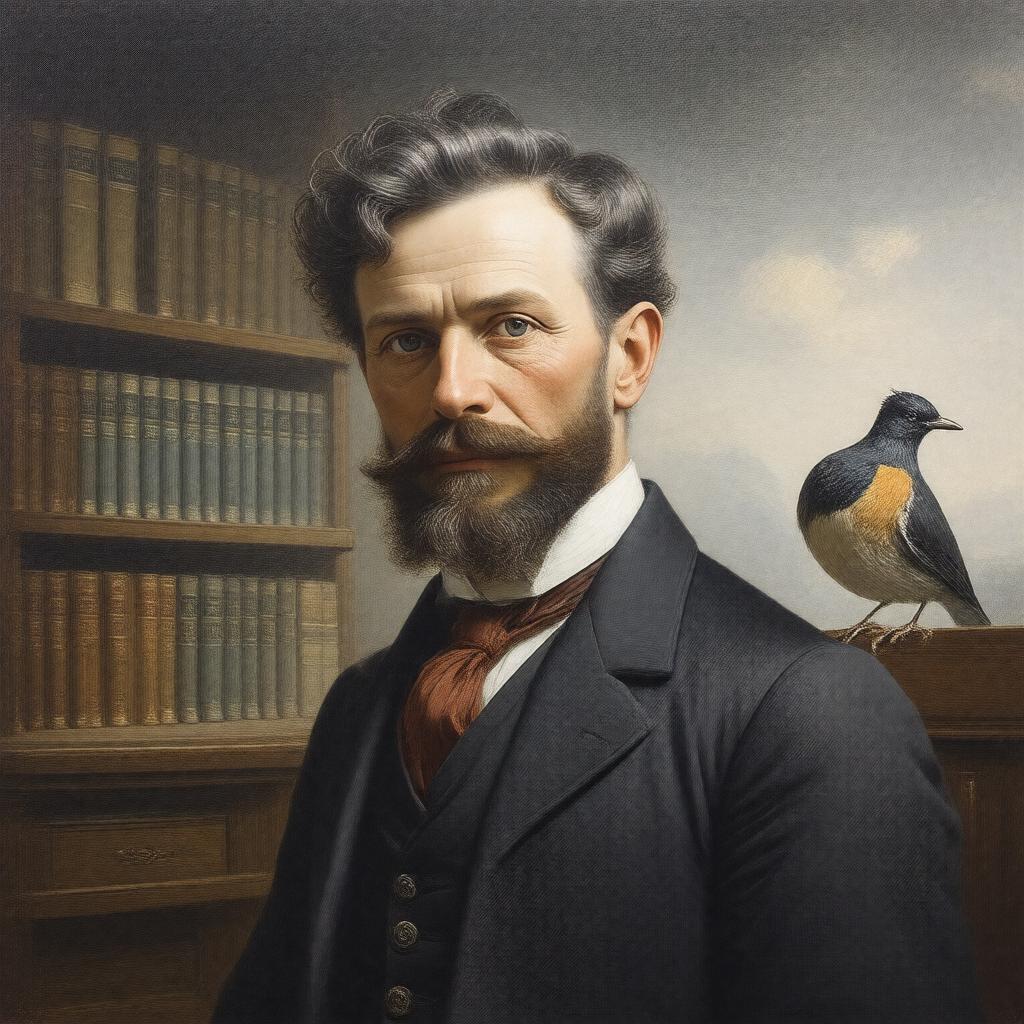 AI-created image of Nicholas Aylward Vigors