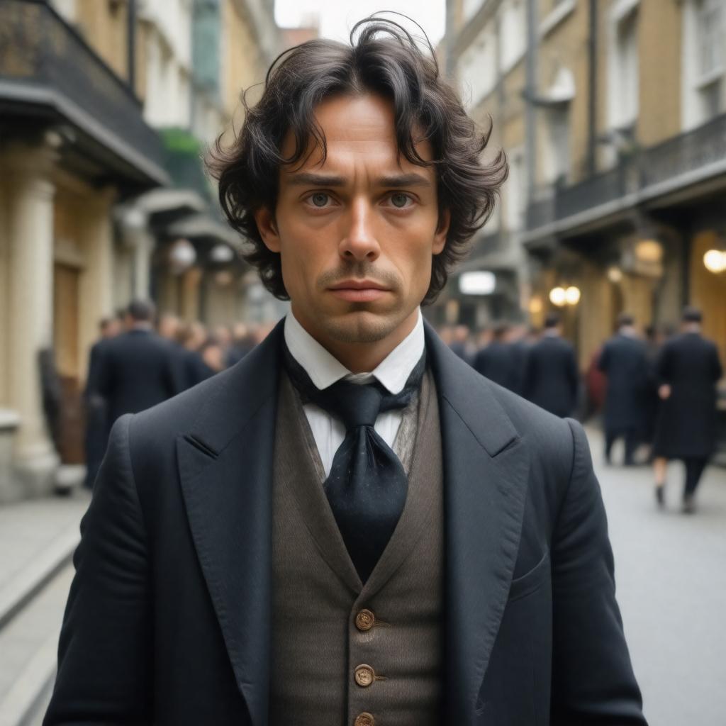 AI-created image of Nicholas Nickleby