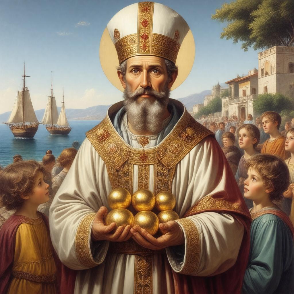AI-created image of Nicholas of Myra