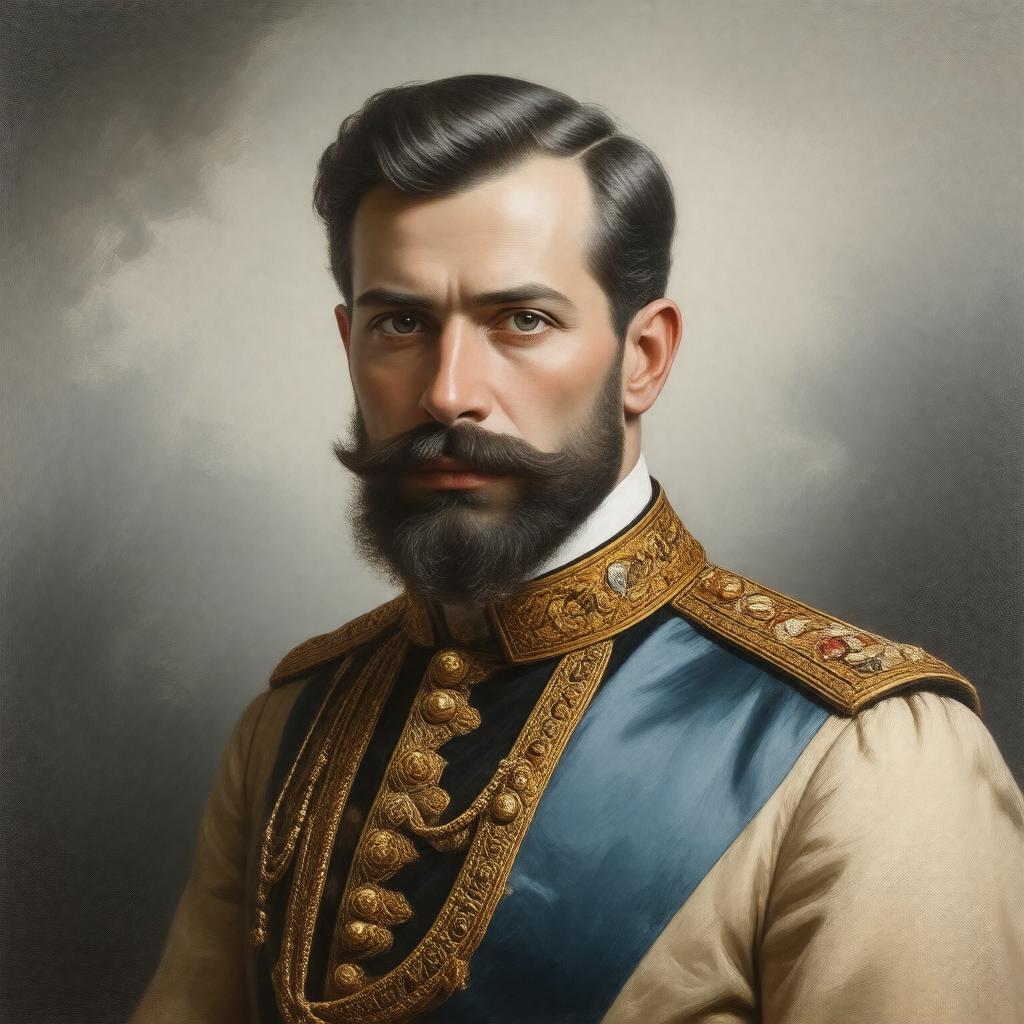 AI-created image of Nicholas of Romania