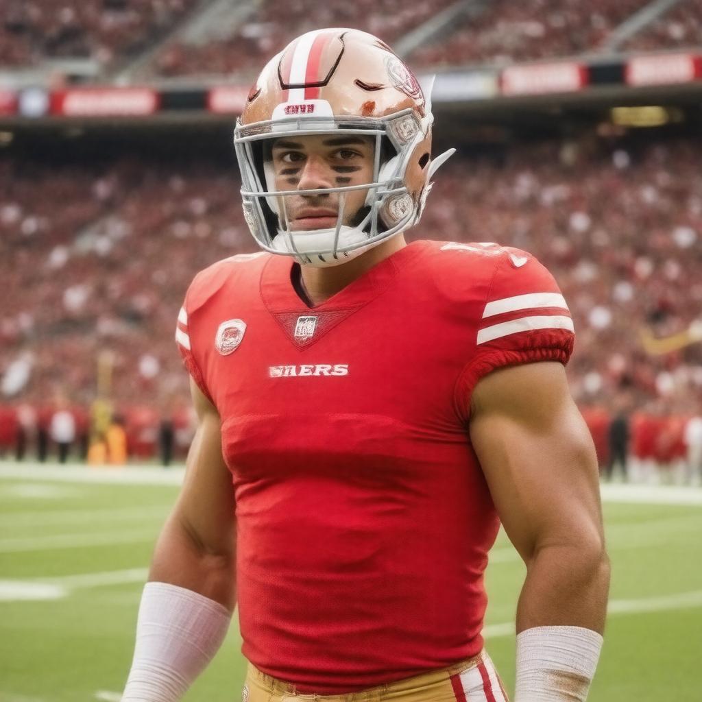 AI-created image of Nick Bosa