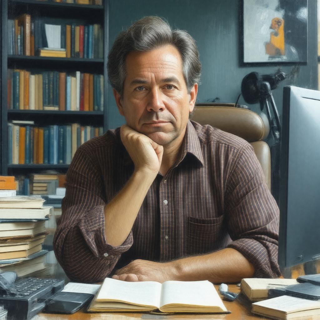 AI-created image of Nick Sagan