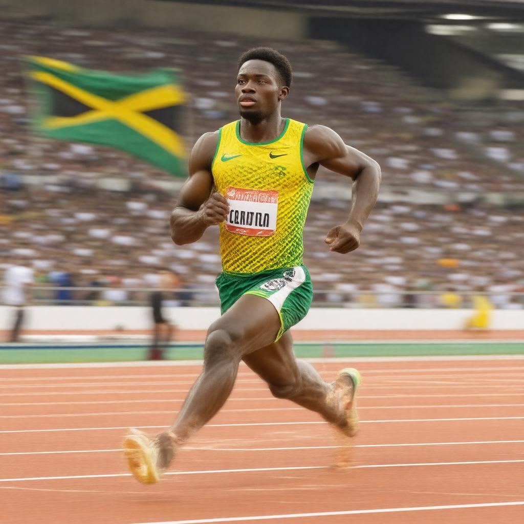 AI-created image of Nickel Ashmeade