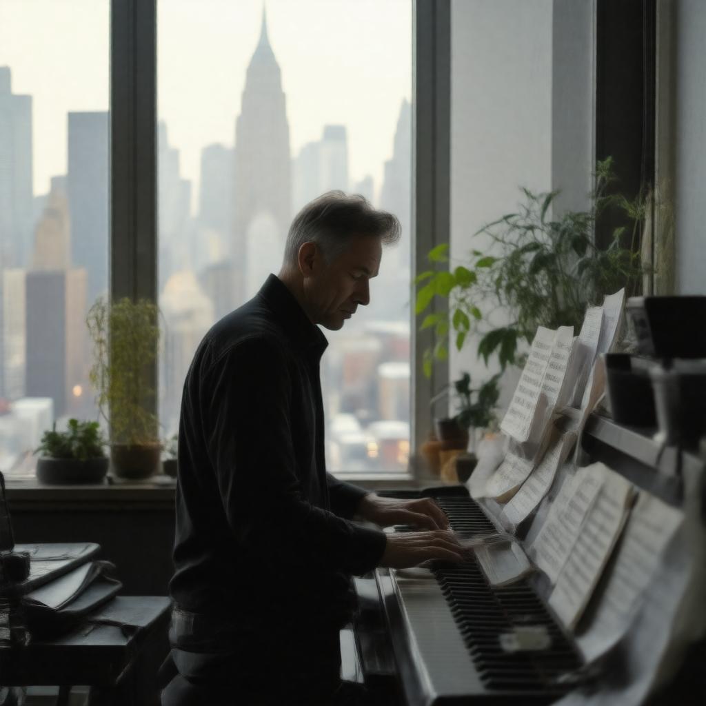 AI-created image of Nico Muhly