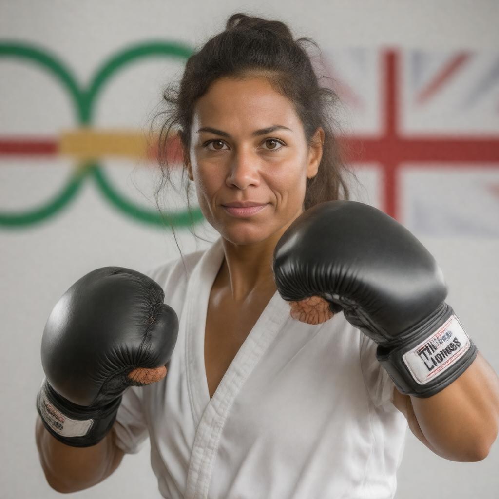 AI-created image of Nicola Adams