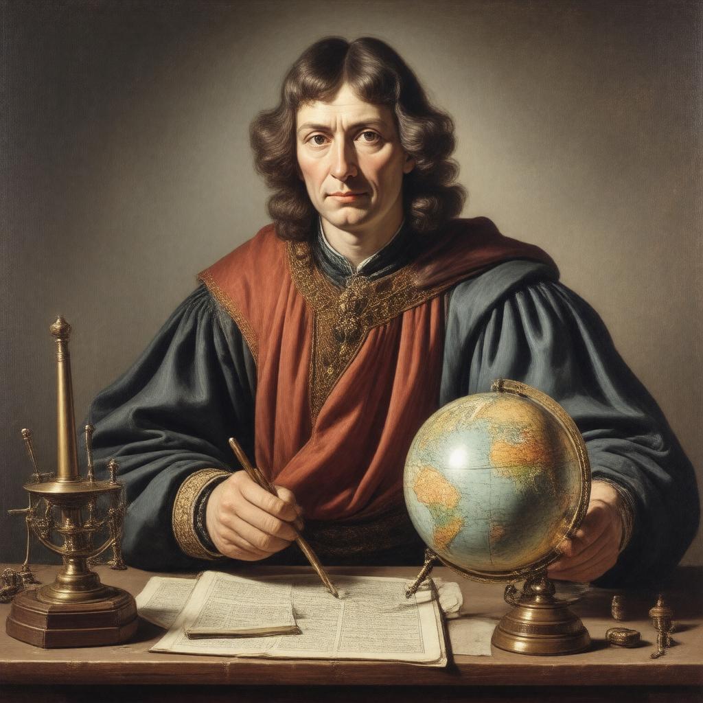 AI-created image of Nicolaus Copernicus