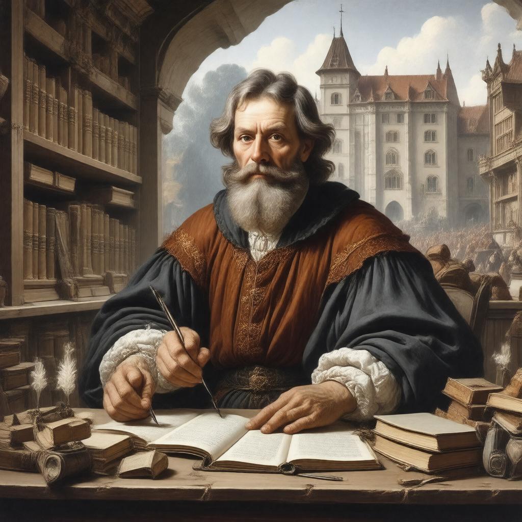 AI-created image of Nicolaus Taurellus