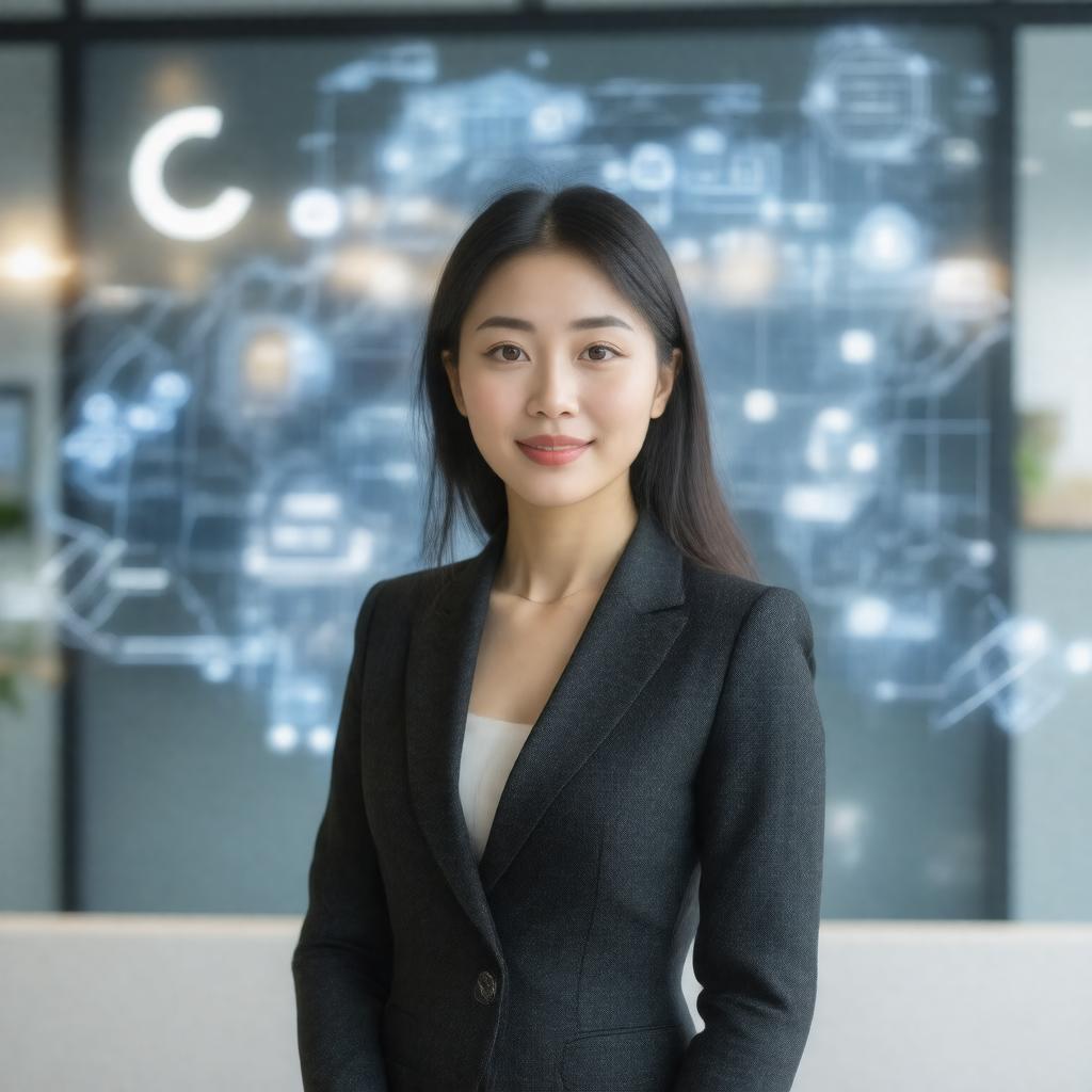 AI-created image of Nicole Shanahan