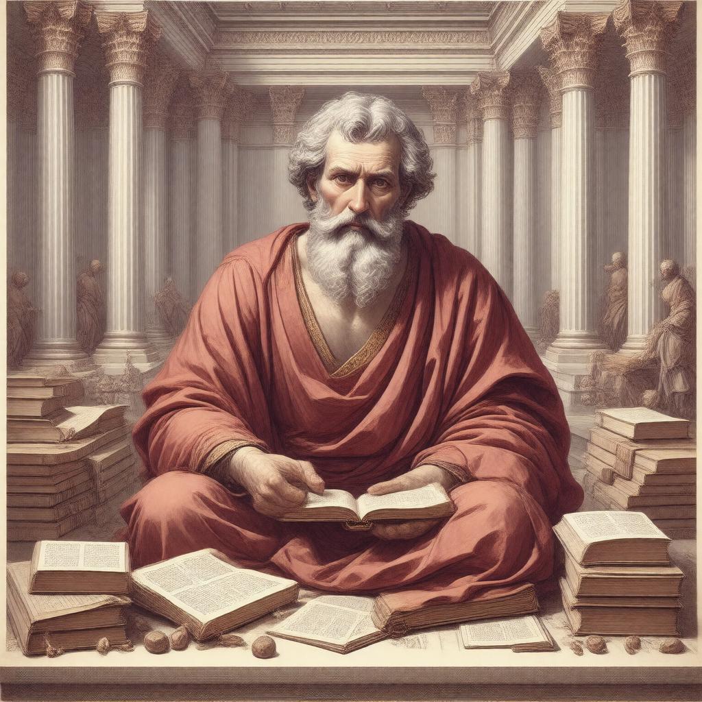 AI-created image of Nicomachean Ethics