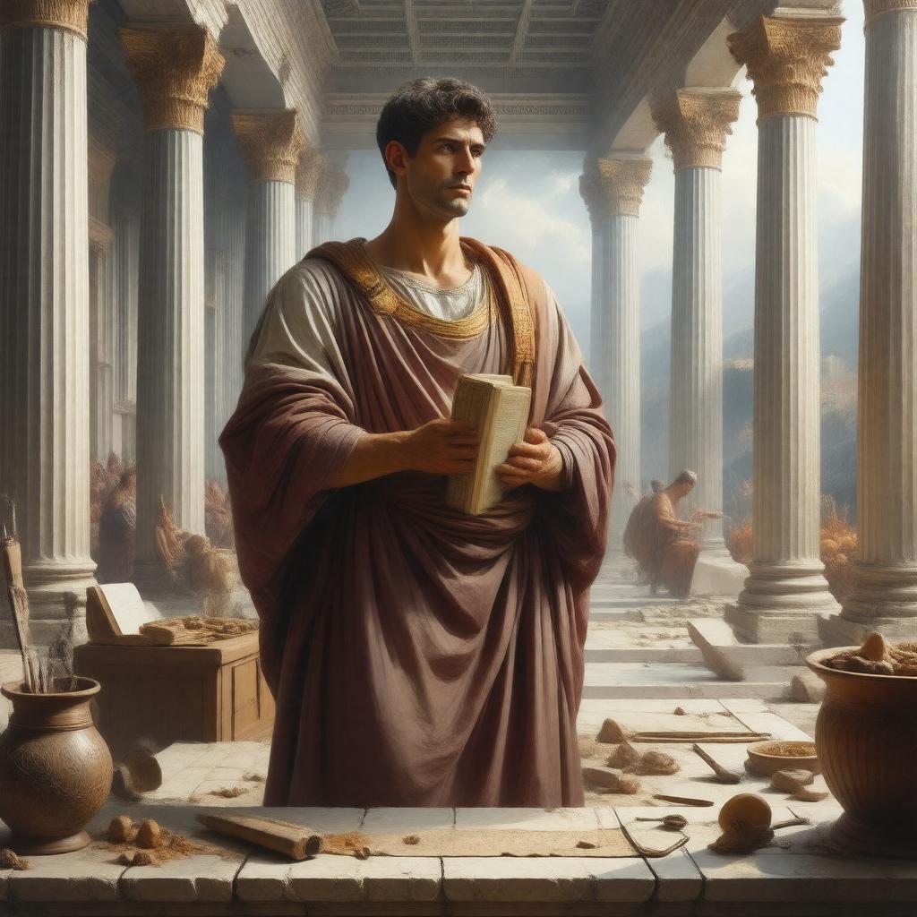 AI-created image of Nicomachus (son)