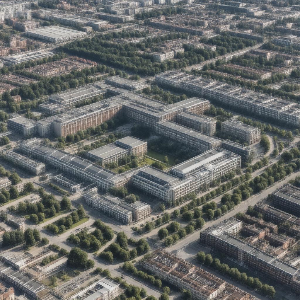 AI-created image of Niederrad Campus