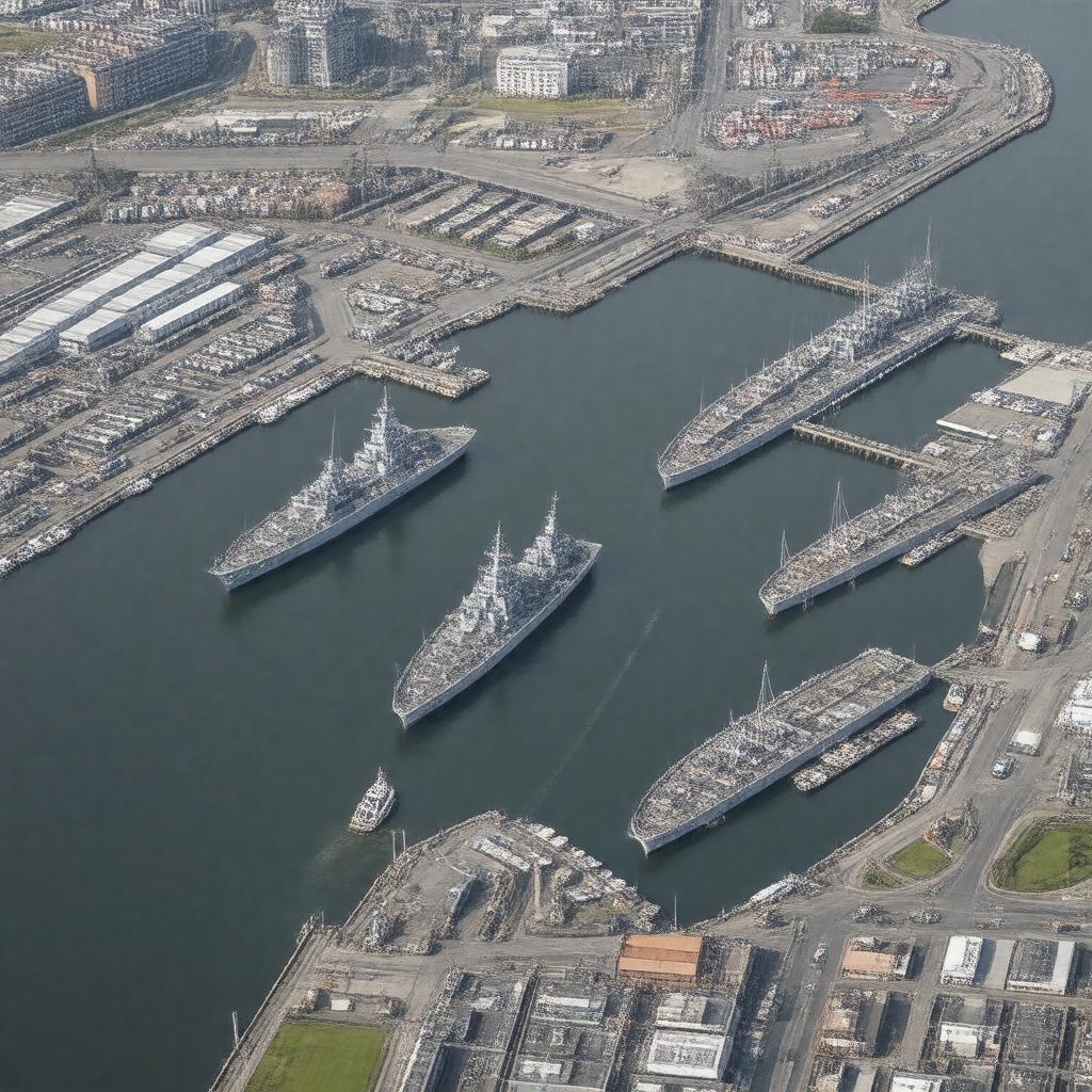 AI-created image of Nieuwe Haven