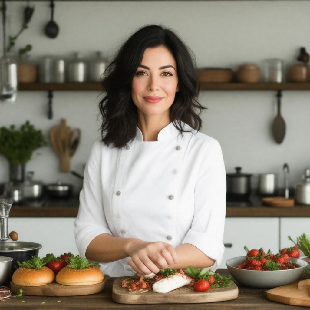 AI-created image of Nigella Lawson