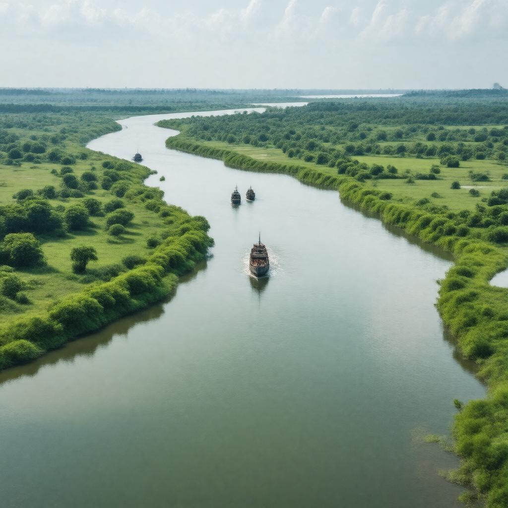 AI-created image of Niger River