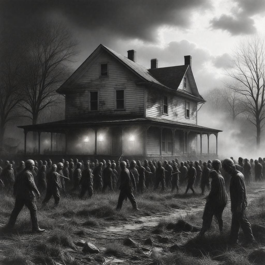 AI-created image of Night of the Living Dead