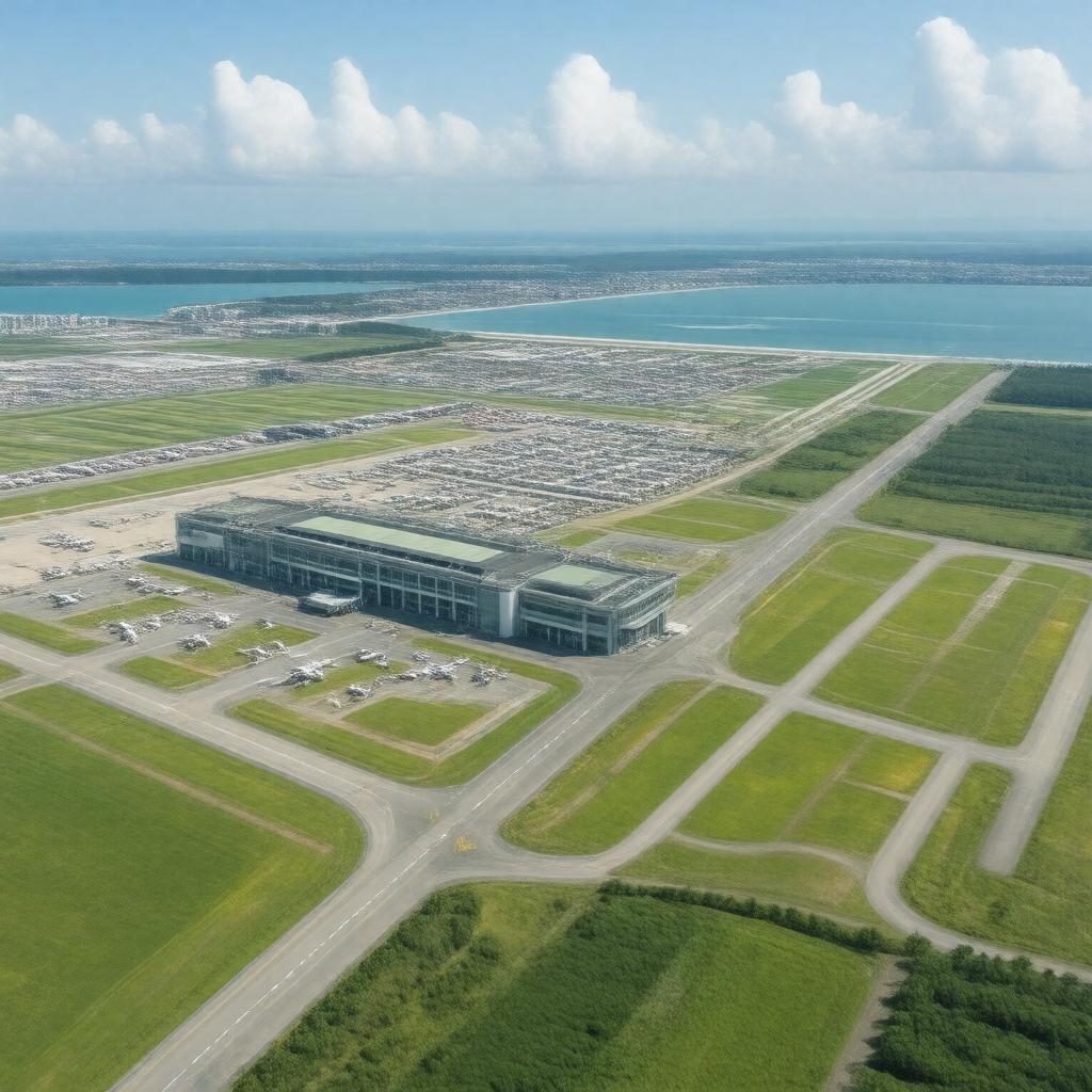 AI-created image of Niigata Airport