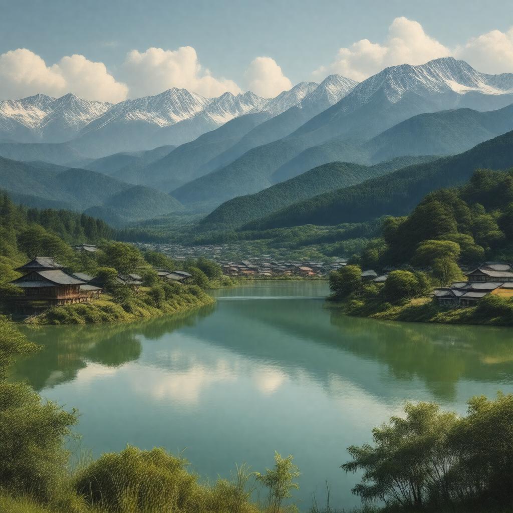 AI-created image of Niigata Prefecture