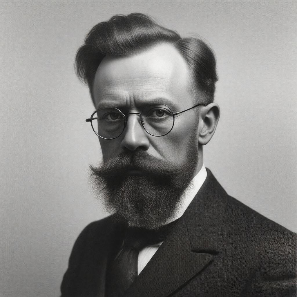 Click to view larger image AI-created image of Niklas Luhmann