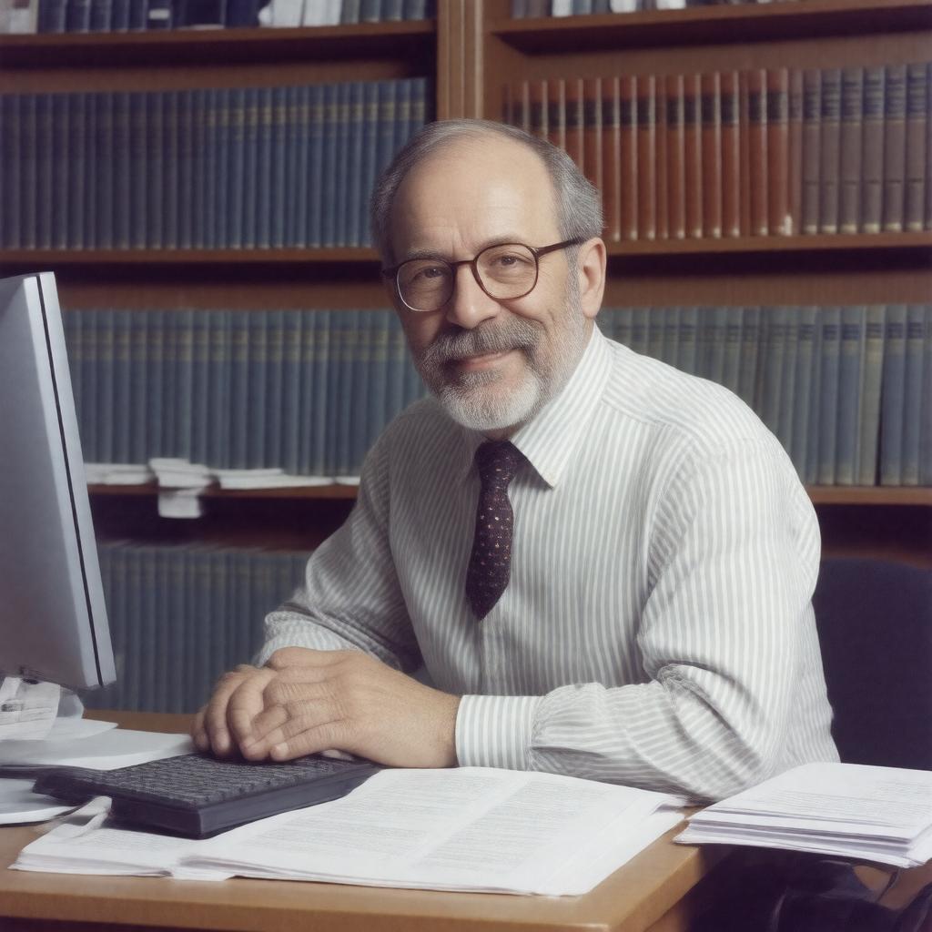 AI-created image of Niklaus Wirth