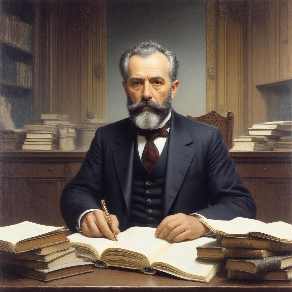 AI-created image of Niko Berdzenishvili