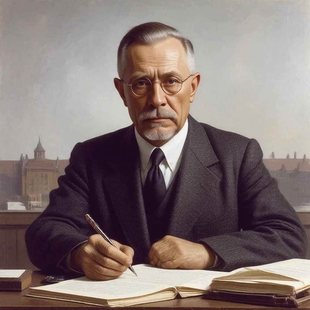 AI-created image of Nikolai Shanin