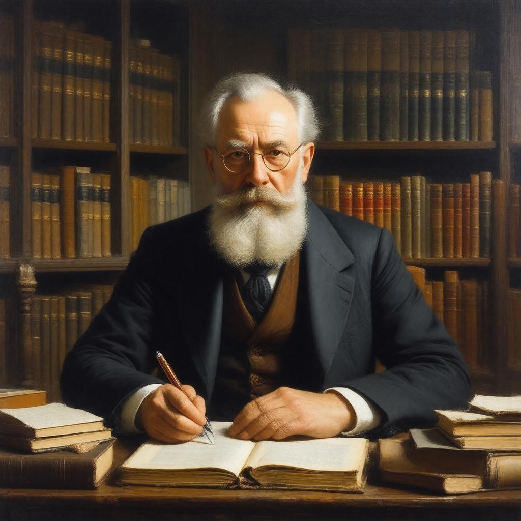 AI-created image of Nikolai Tolstoy