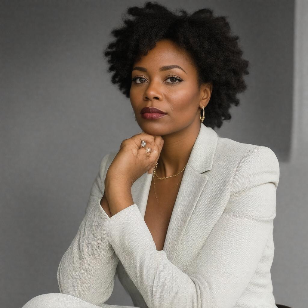 AI-created image of Nikole Hannah-Jones