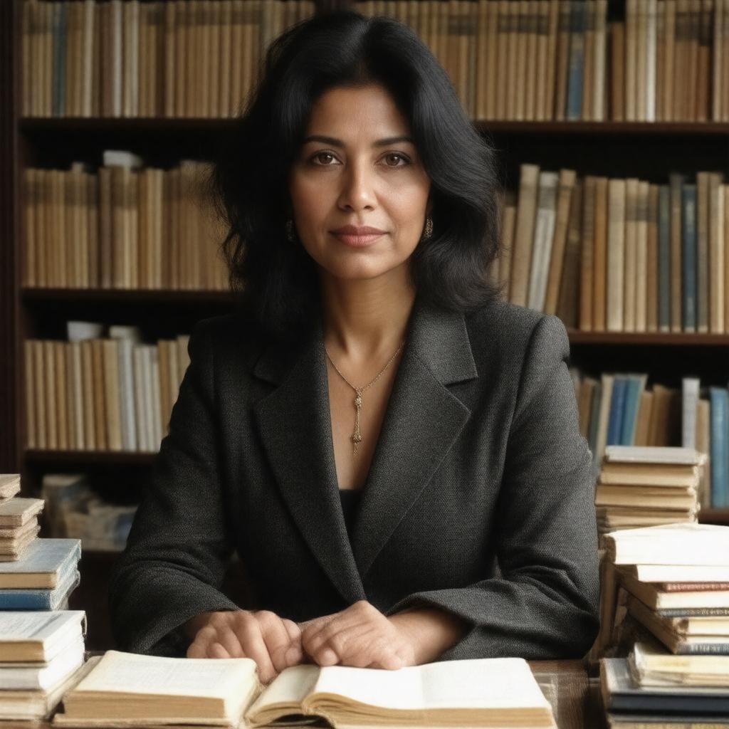 AI-created image of Nilanjana Sudeshna Lahiri