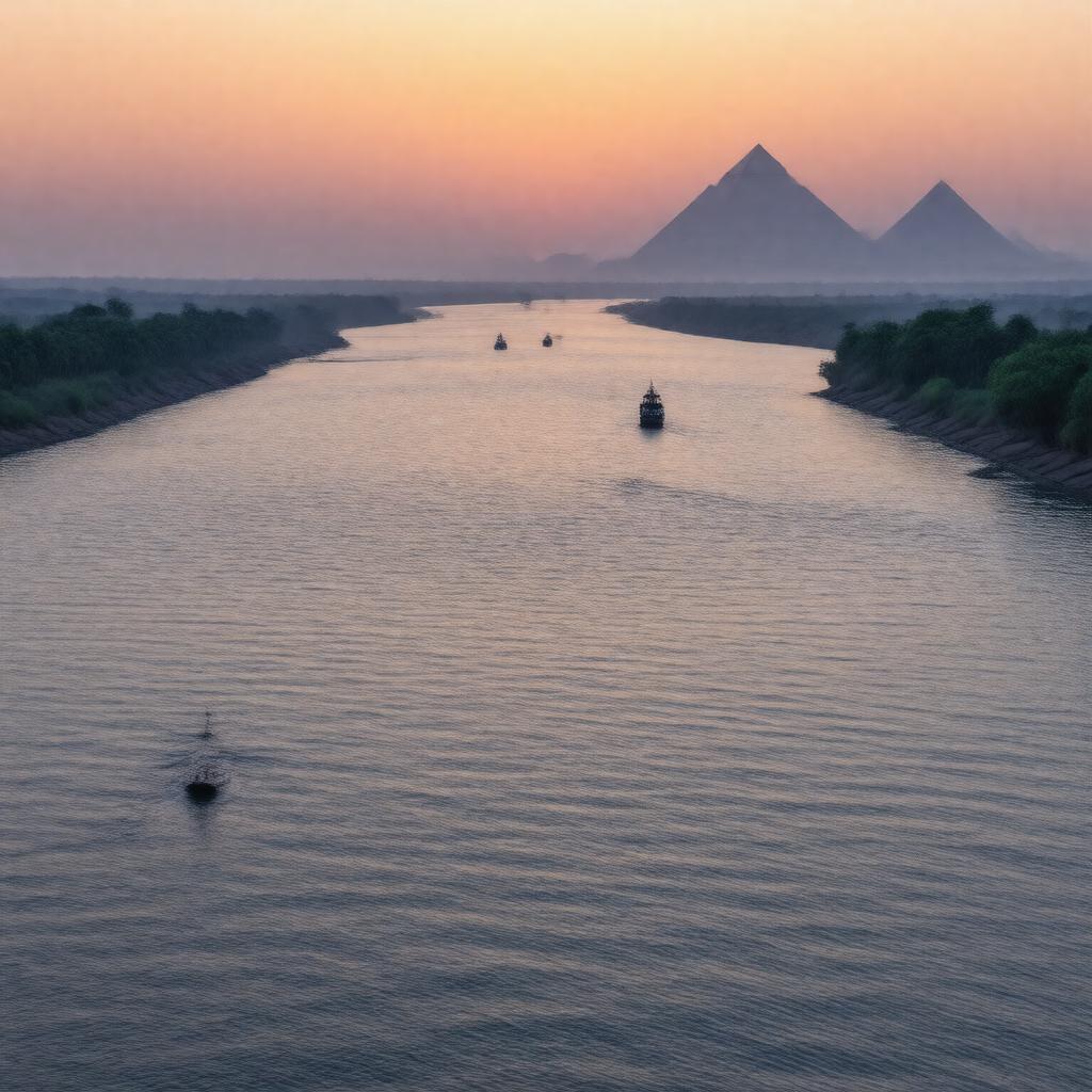 AI-created image of Nile River