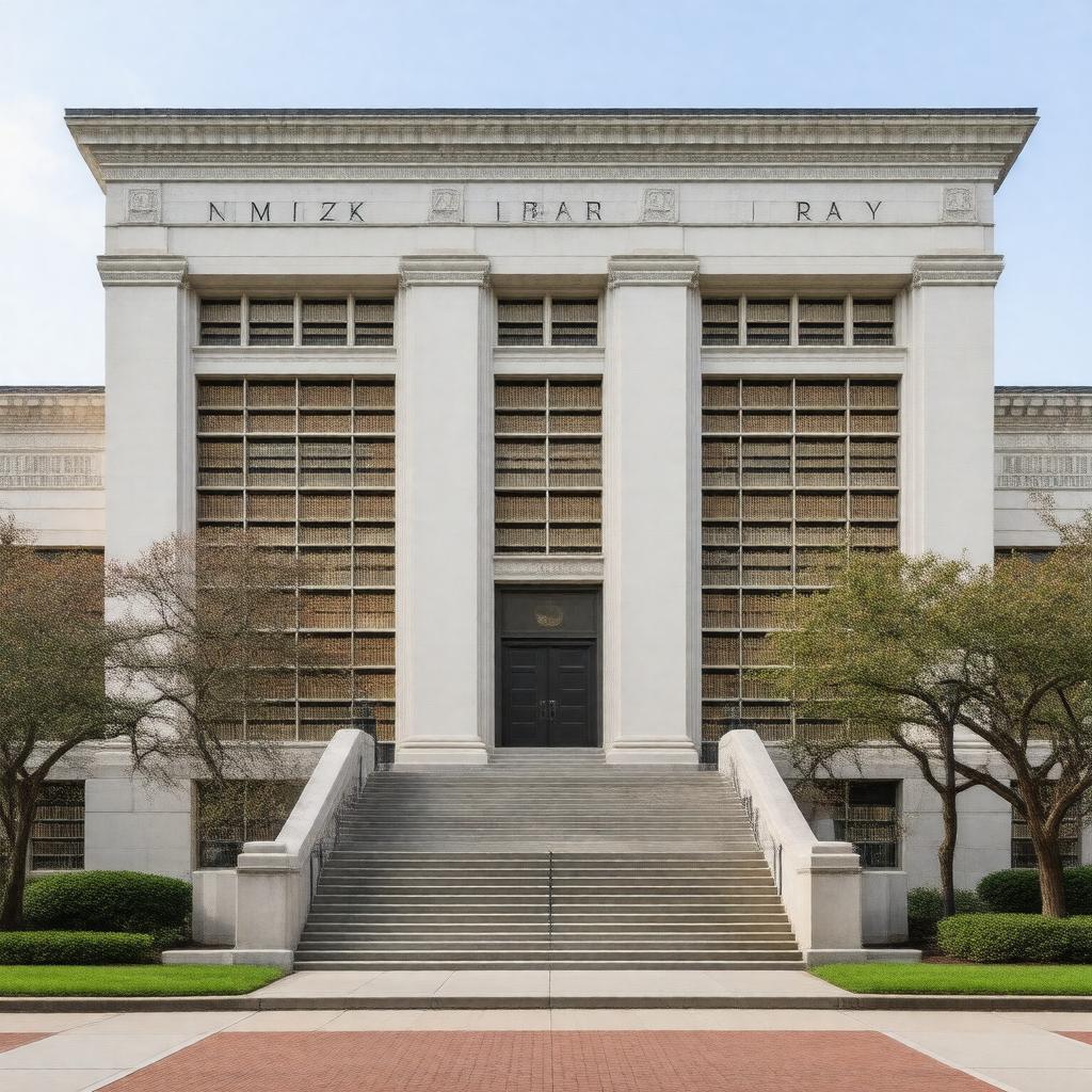 Click to view larger image AI-created image of Nimitz Library