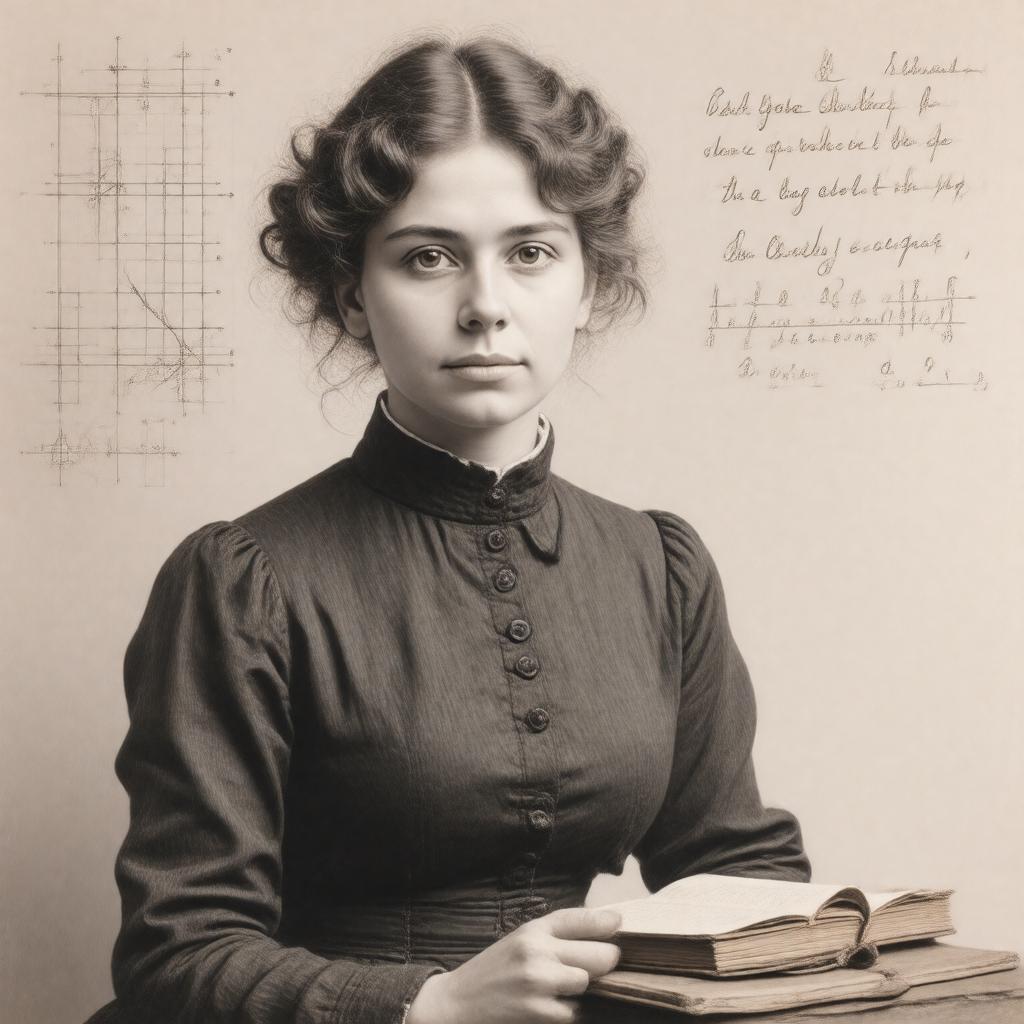 AI-created image of Nina Courant