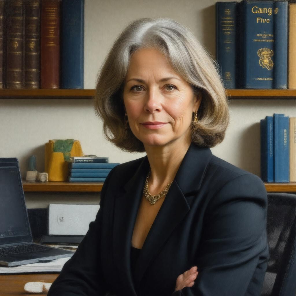 AI-created image of Nina Easton