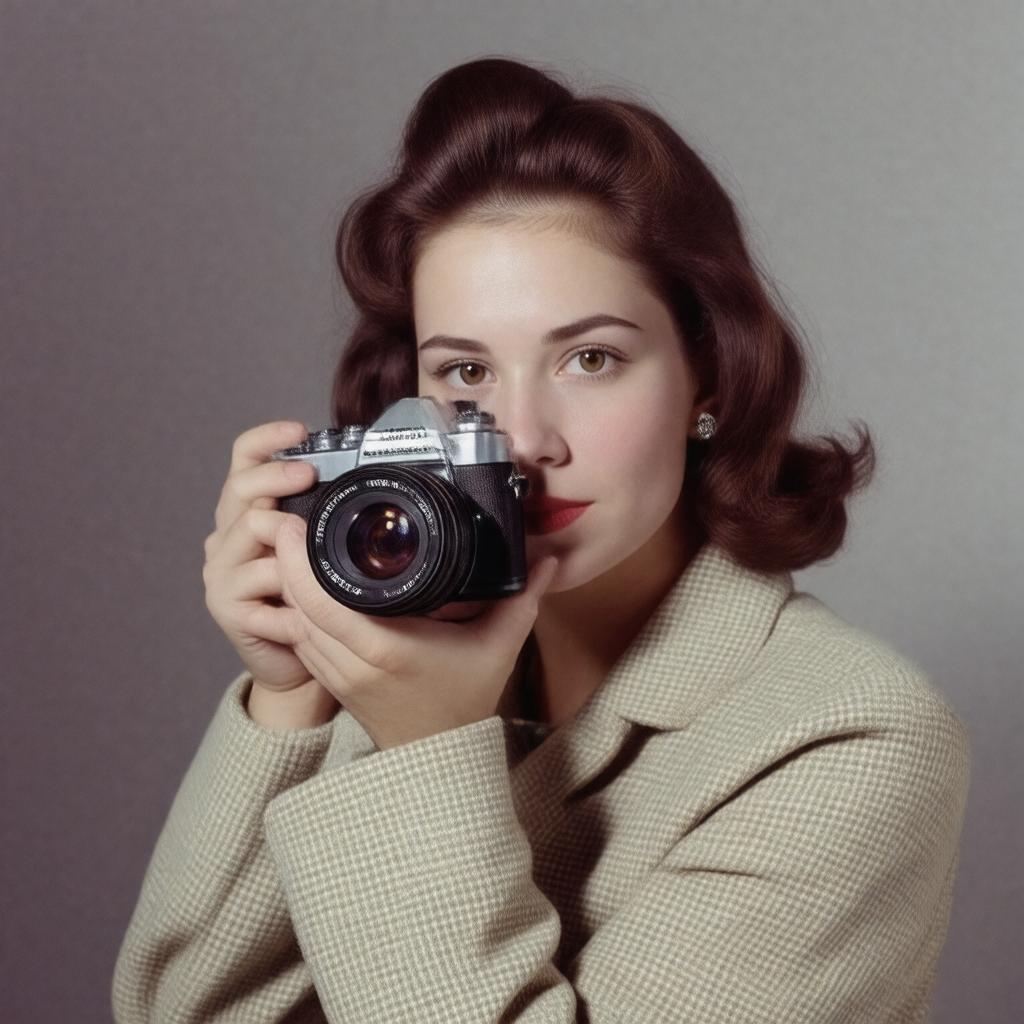 Click to view larger image AI-created image of Nina Leen