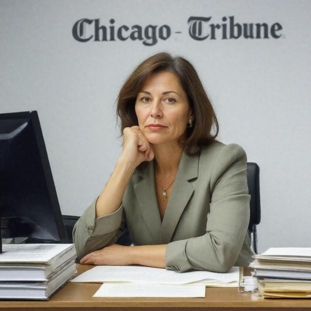 AI-created image of Nina Metz