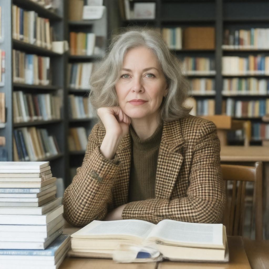 AI-created image of Nina Raine