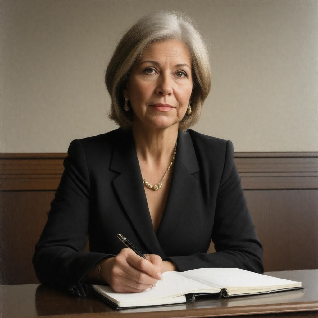 AI-created image of Nina Totenberg