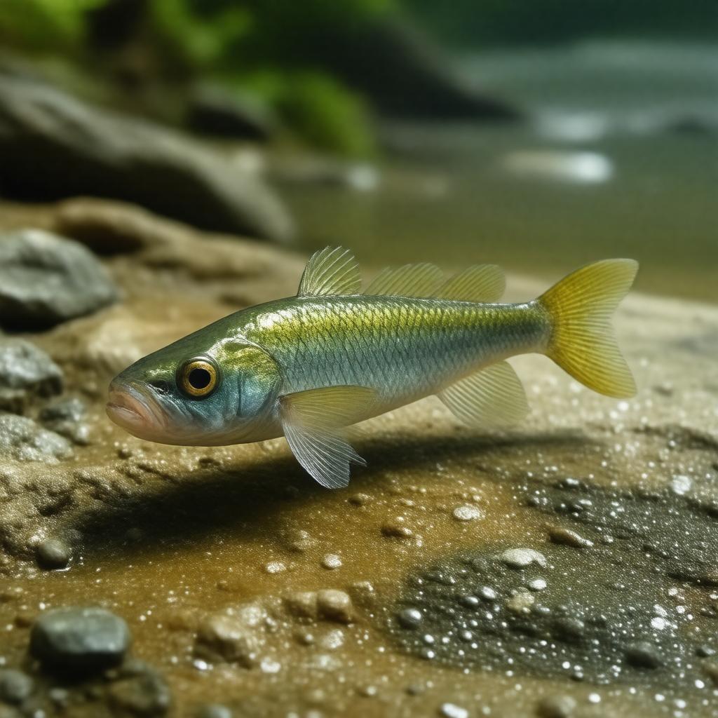 AI-created image of Nine-spined stickleback