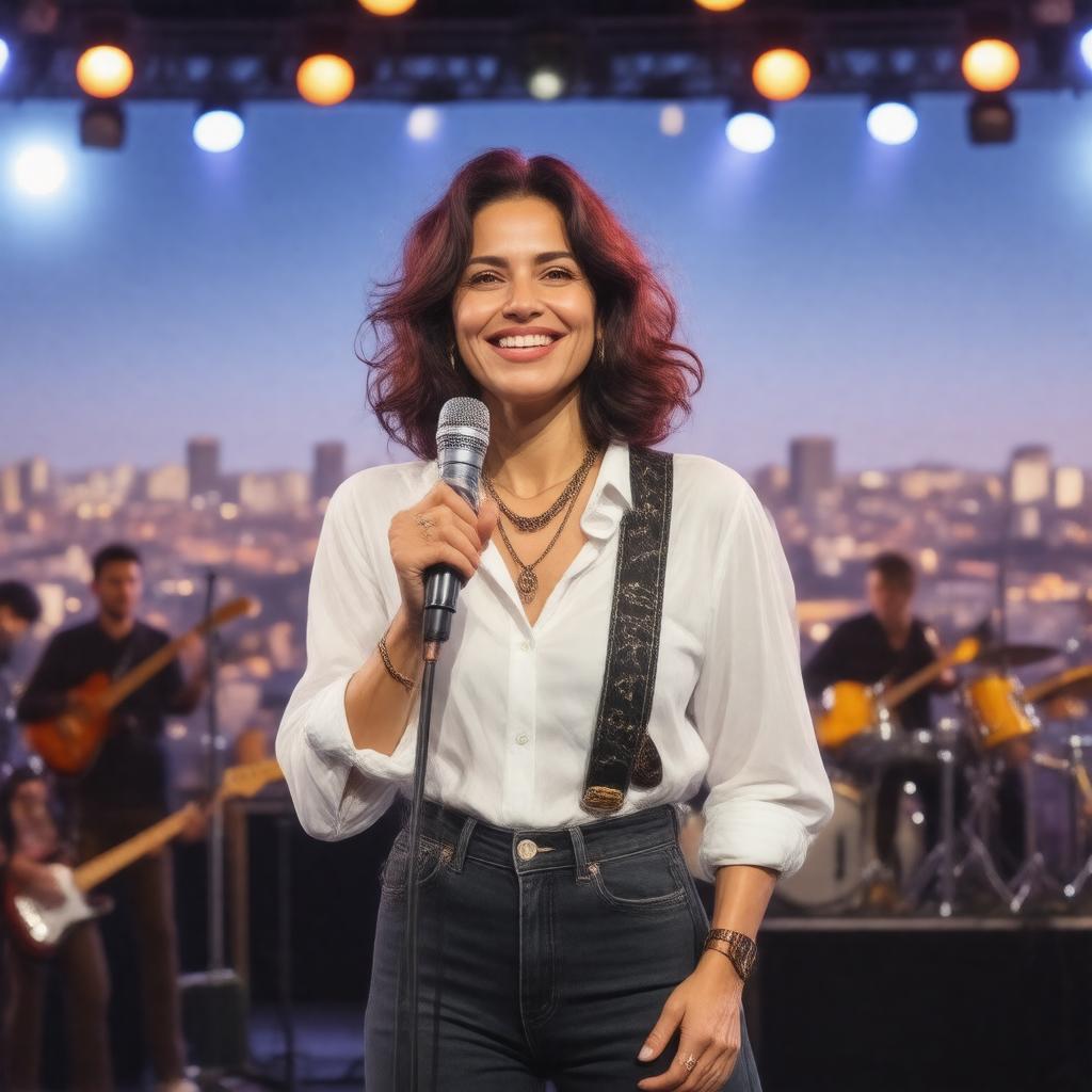Click to view larger image AI-created image of Ninet Tayeb