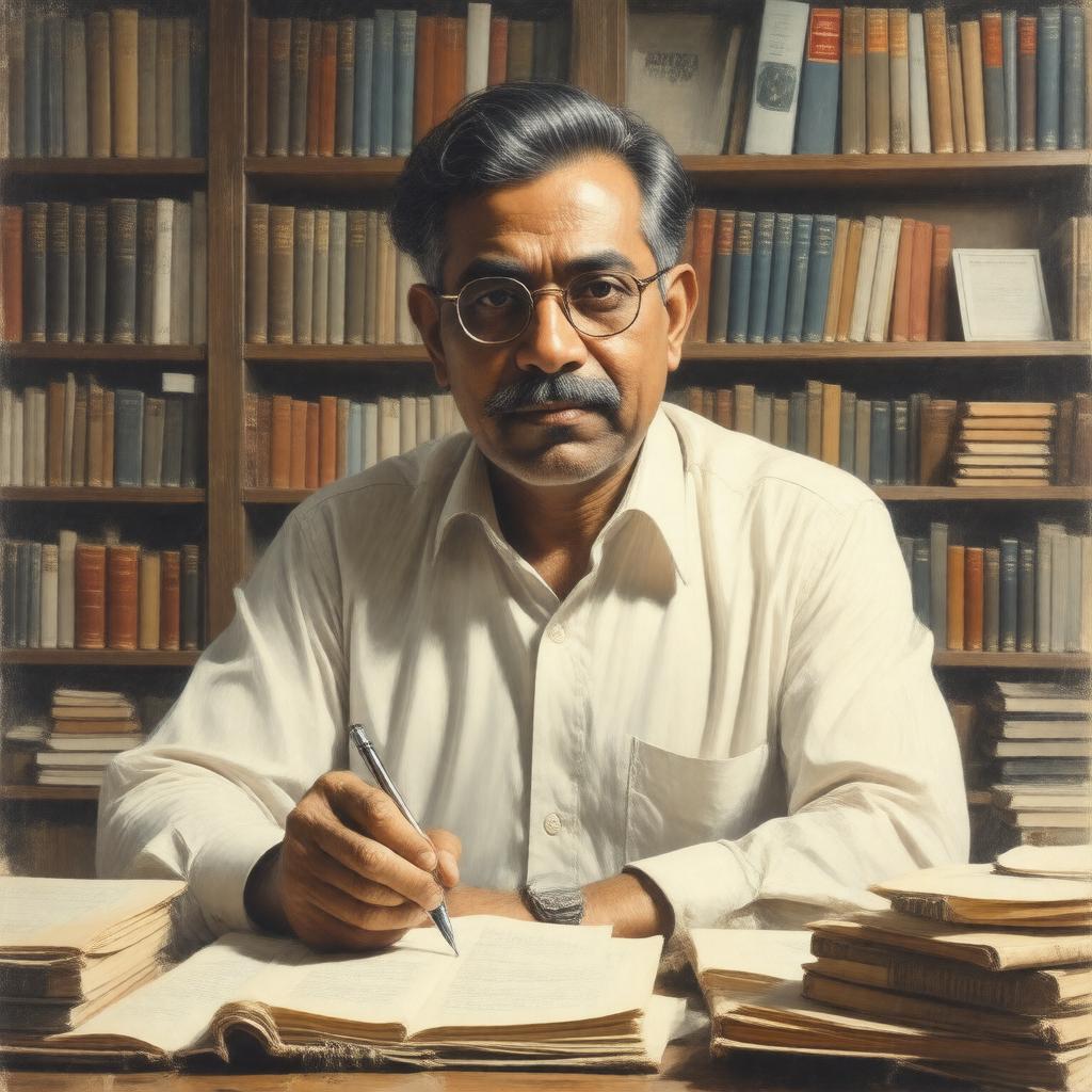 AI-created image of Nirmal Verma