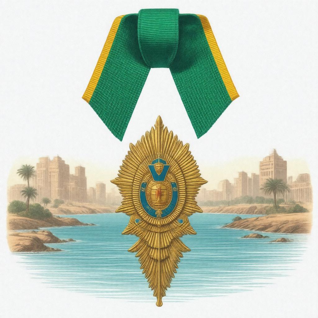 AI-created image of Nishan al-Nil