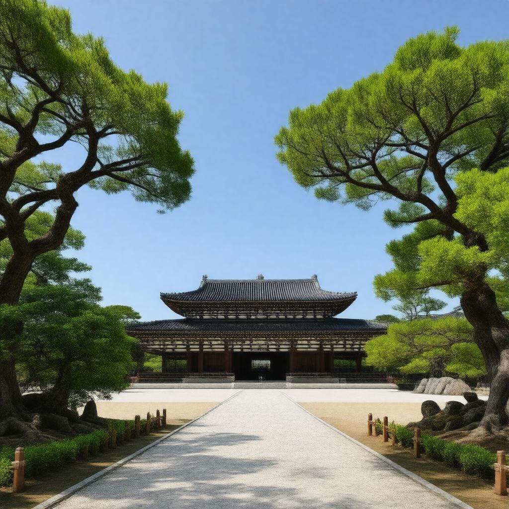 AI-created image of Nishi Hongan-ji