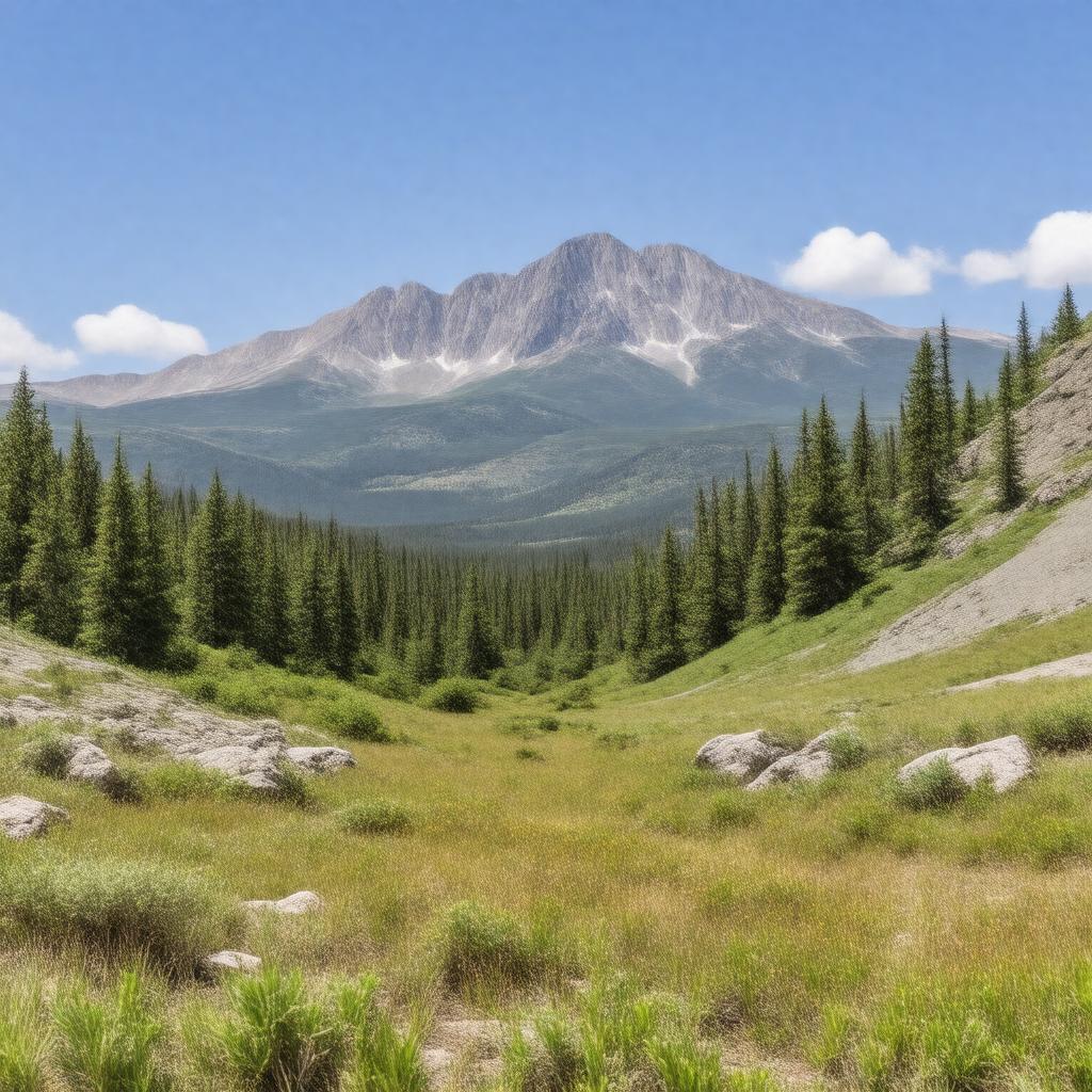 Click to view larger image AI-created image of Niwot Ridge LTER