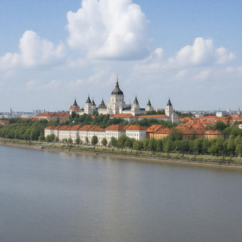 AI-created image of Nizhny Novgorod